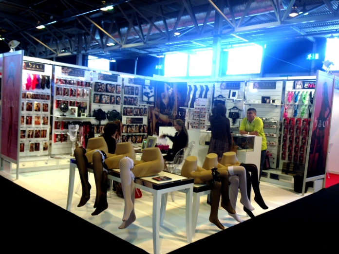 Baci Booth at the 2014 ETO show in Birmingham England